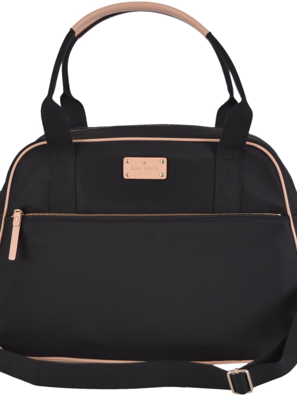 Kate Spade Kennedy Park Nylon Bag – Black/Beige